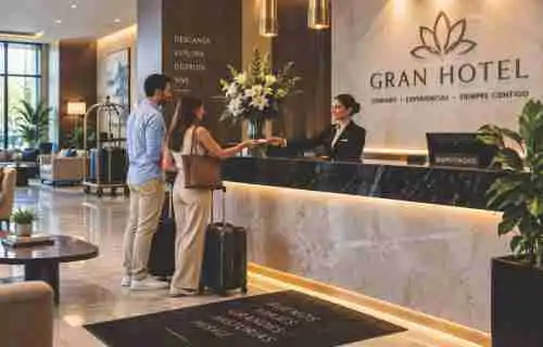 Señalización digital para hoteles